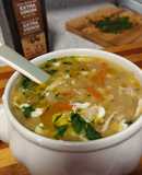 Chicken barley soup