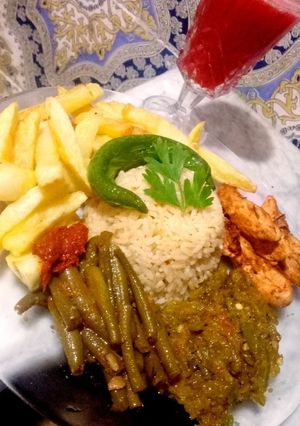 صورة لوصفة طبق متنوع (plat varié)