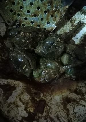A picture of Bharwa baingan.