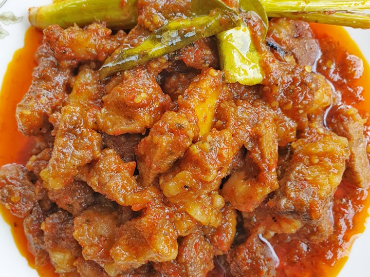 Resep Oseng mercon daging &amp;amp; tetelan sapi Enak Dan Mudah