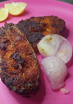 A picture of Catla Fish Fry.