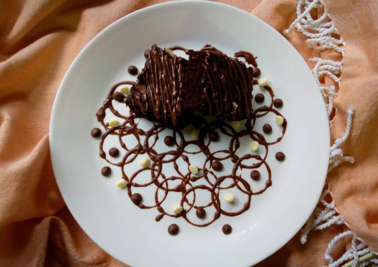 Eggless Brownie#themechallenge Food Presentation and Photography