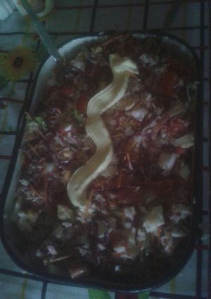 Una foto de Ensalada multicolor