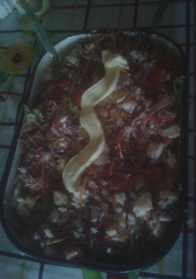 Una foto de Ensalada multicolor