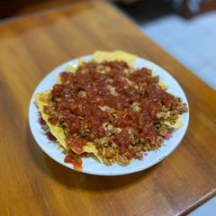 A picture of Beef nacho.