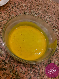 A picture of Tumeric-butternut soup.
