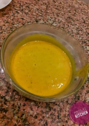 A picture of Tumeric-butternut soup.