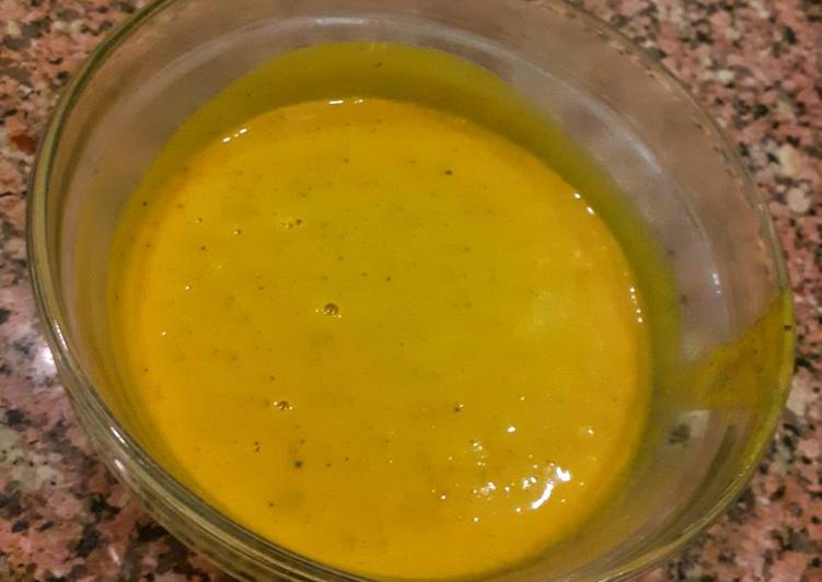 Easiest Way to Make Homemade Tumeric-butternut soup