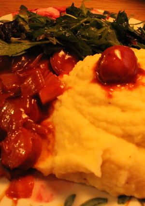 Una foto de Almuerzo bien "CRIMSON", The King