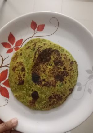 A picture of Spinach Paratha.