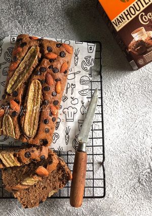 Foto resep Banana Choco Bread (Sekali nyobain nagih pengen bikin lagi)