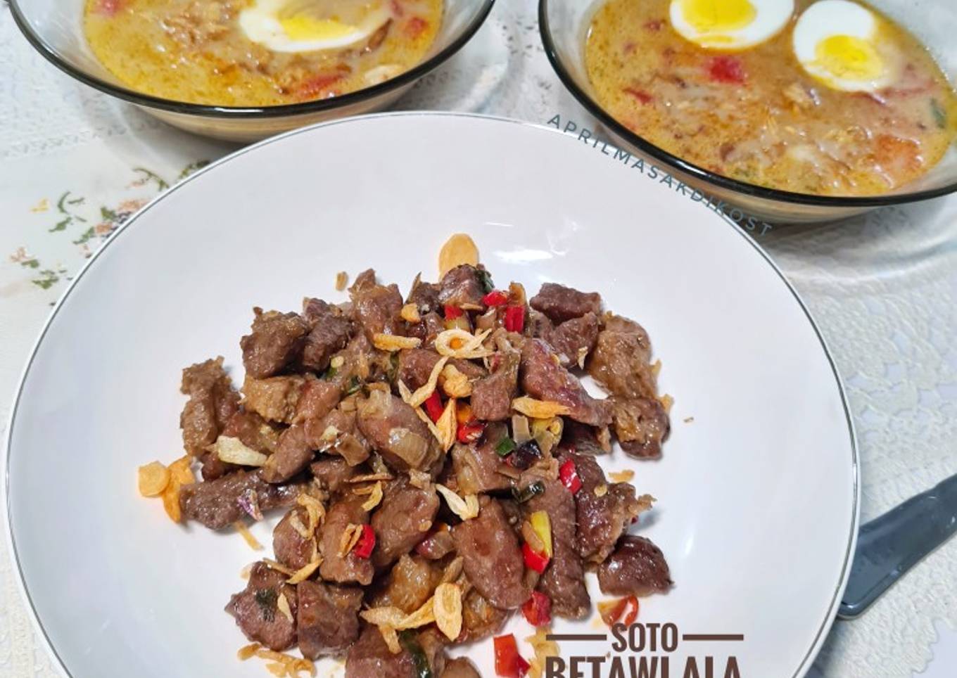 40. Soto Betawi Oseng ala H. Mamat