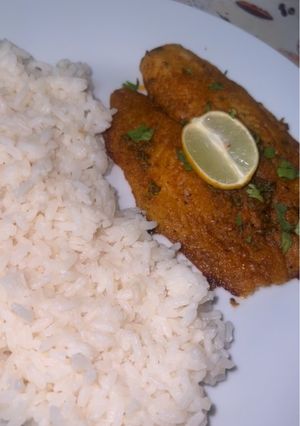 صورة لوصفة فيلية السمك🐟🍚