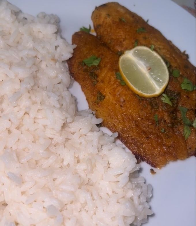 صورة لوصفة فيلية السمك🐟🍚