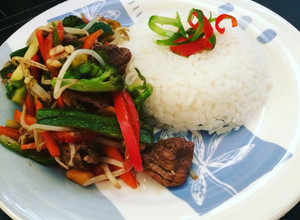 Una foto de Chapsui de carne 🍖🥕🥦