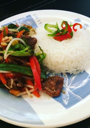 Una foto de Chapsui de carne 🍖🥕🥦