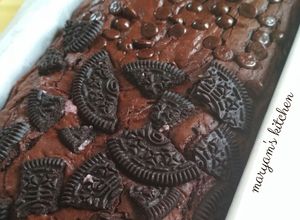 Foto resep Shiny Crust Brownies Topping Choco Oreo 🍫