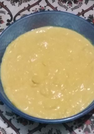 A picture of Milk powder wala custard.