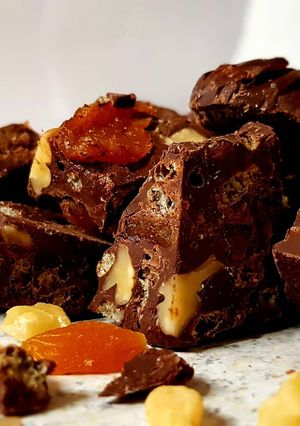 Une photo de BOUCHÉES CHOCOLATÉES au chocolat noir