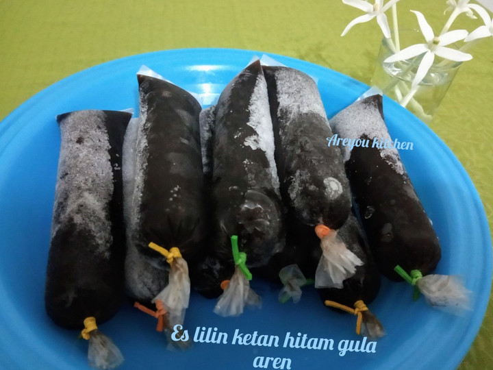 Yuk intip, Cara  memasak Es lilin ketan hitam gula aren yang gurih