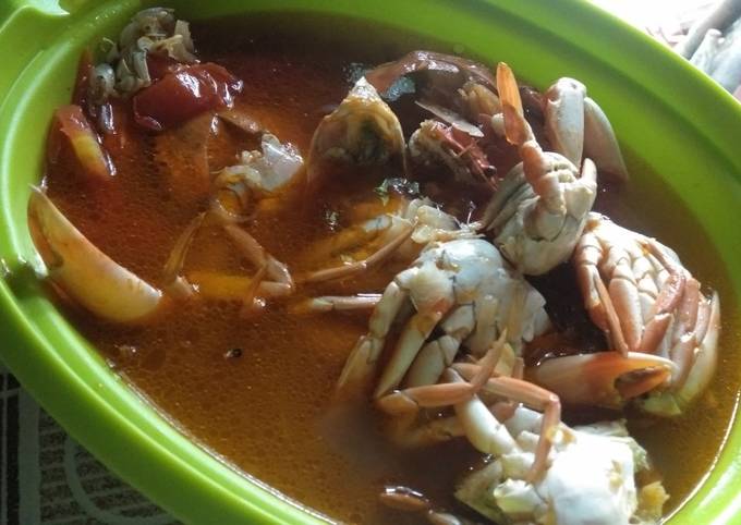 Sup kepiting Asam Manis