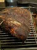 Smoked Espresso Rubbed Brisket Sandwich