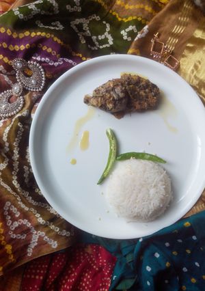 A picture of Methi mach.