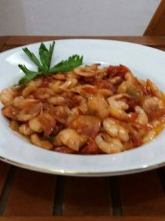 Foto resep Udang pedas saos tomat
