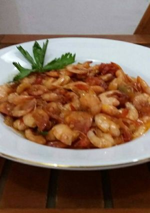Foto resep Udang pedas saos tomat