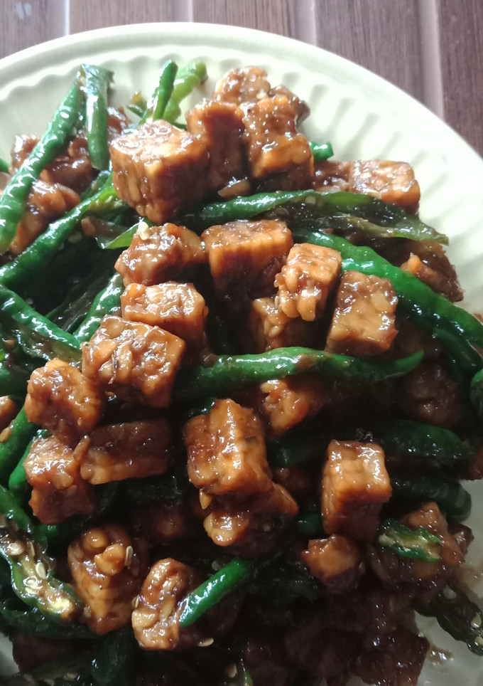 Foto resep Oseng Tempe Cabai Hijau