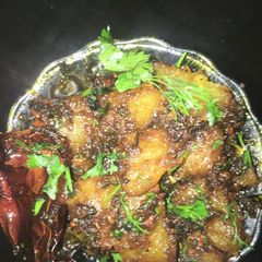 A picture of Sweet Sour and Spicy Pumpkin Masala.