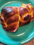 Croissant de jamón y queso
