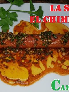Una foto de La salsa de chimichurri