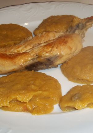 Foto principal de Pechuga de pollo con salsa de manzana
