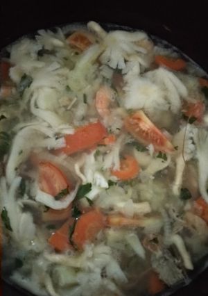 Foto resep Sup udang jamur