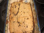 A picture of chocolate chip banana bread