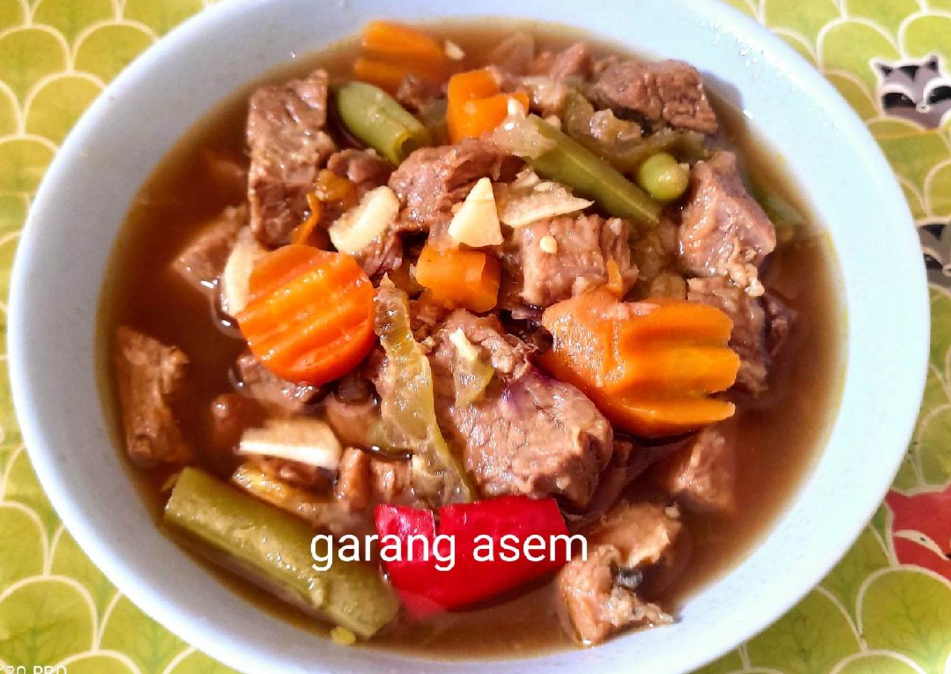 Asem Asem / Garang Asem Daging Sapi