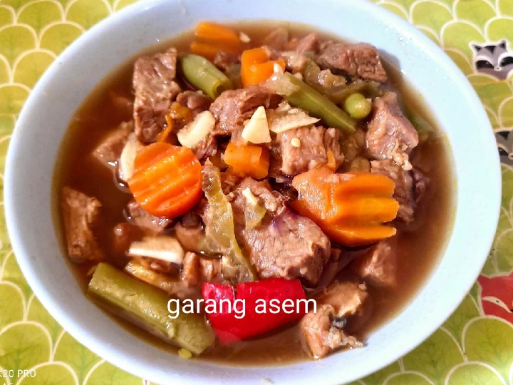 Cara Gampang Membuat Resep Asem Asem / Garang Asem Daging Sapi Anti Ribet, Bikin Ngiler