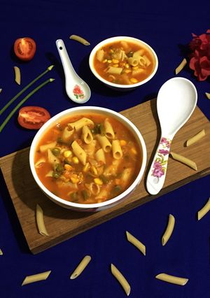 A picture of Minestrone Soup.