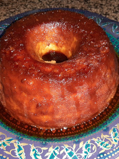 Una foto de Budín de pan tradicional