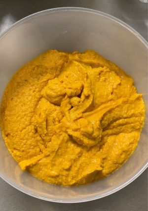 Sütőtökös humusz 🎃🧡 recept fotója