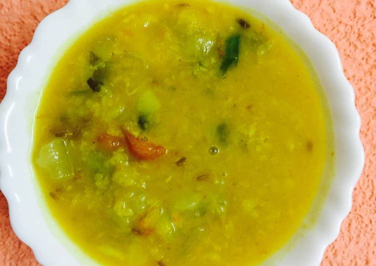 How to Make Any-night-of-the-week Bottleguard Dal (Dal doodhi)