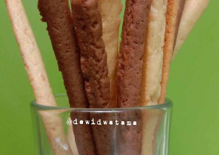 Cara Gampang Membuat Biscuit Stick, Enak Banget