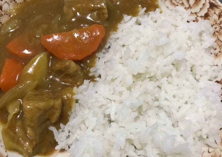 Langkah Mudah untuk Menyiapkan Japanese beef curry / kari jepang Anti Gagal