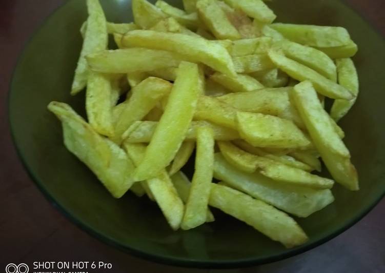 Recipe of Quick Favourite French fries#5ingredientsorless#4wkschallenge