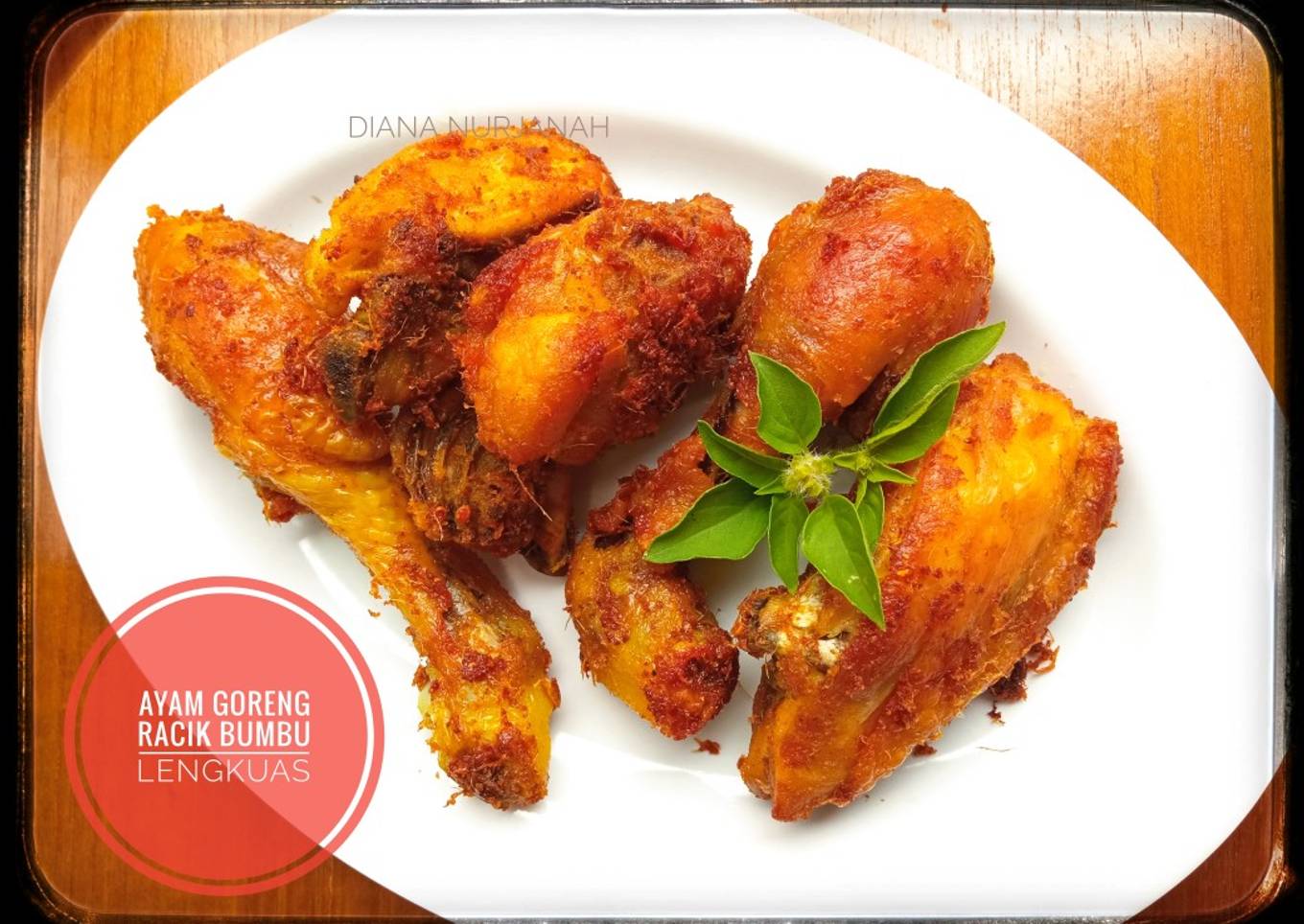 Ayam goreng racik bumbu lengkuas