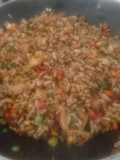 Arroz frito, práctico