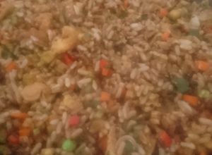 Una foto de Arroz frito, práctico