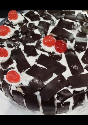 Foto resep Bolu jadul all in one toping ala Black Forest