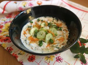 Foto principal de Sopa fría de yogur ligera